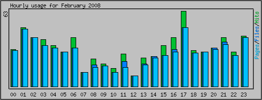 Hourly usage