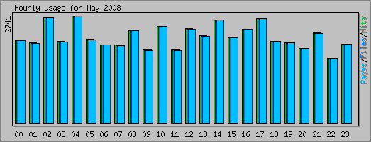 Hourly usage