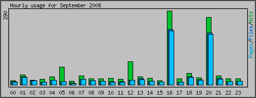 Hourly usage