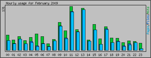 Hourly usage