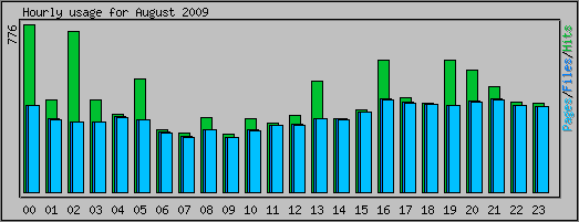 Hourly usage