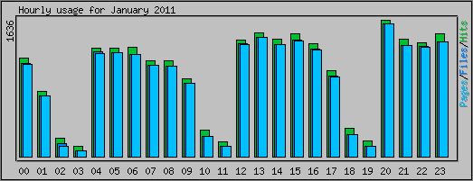 Hourly usage