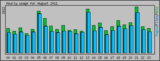 Hourly usage