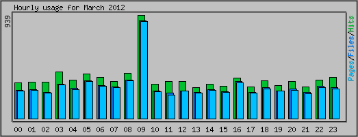 Hourly usage