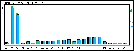 Hourly usage