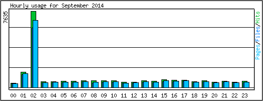 Hourly usage